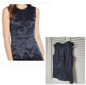 SOMETHING NAVY Sleeveless Blouse, Size M
